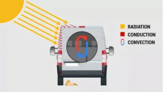 汽车热辐射试验