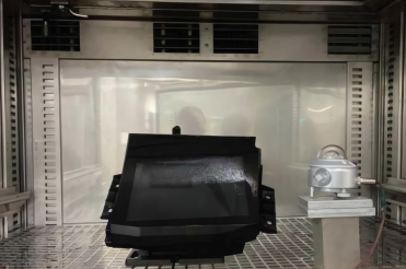 HUD样件阳光倒灌试验